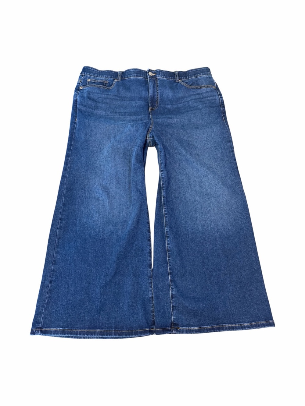 Wide Leg Crop Jeans High Rise Plus Size NWT Torrid Bombshell Super Soft 22